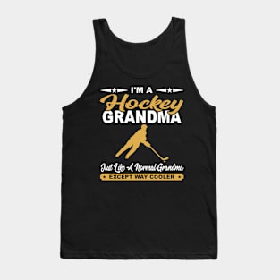 Hockey Grandma Hockey Players Tank Top